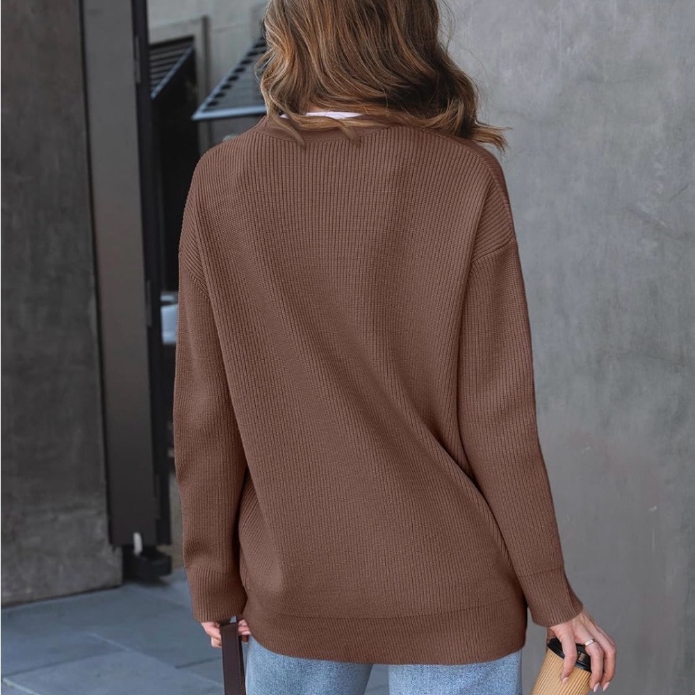 Amazon Women's Chocolate Cardigan Sweater - Picture 2 of 4